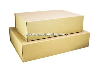 25 Magneetdoos  35x25x10 cm VPD046 bruin kraft