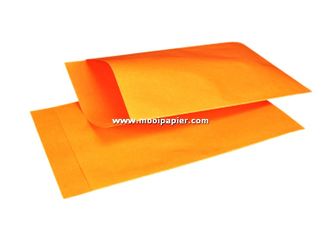 200 Zakjes oranje 12 x 19 cm D