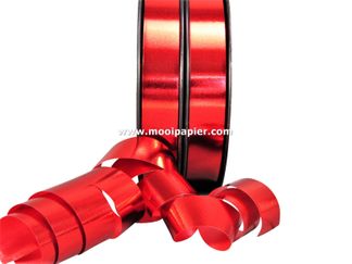 Metallic lint 19 mm Rood.