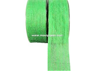 Jute band 40 mm Groen