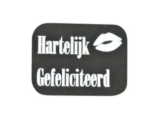 500 Etiket Gefeliciteerd B 1