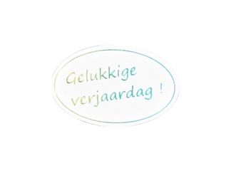 Etiket Gelukkige Verjaardag