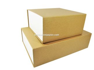 25 Magneetdoos 42,5x33,3x9,7 cm VPD092 Bruin/wit