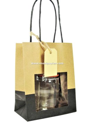 100 Cadeautasjes+ venster kl B