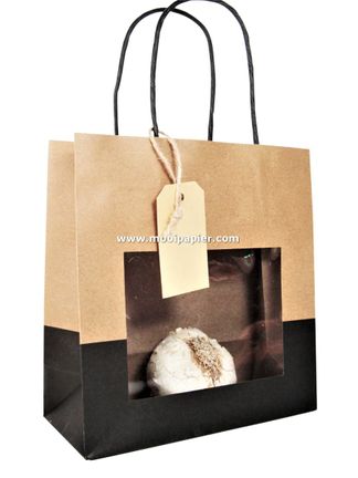 100 Cadeautasjes+ venster Gr. B